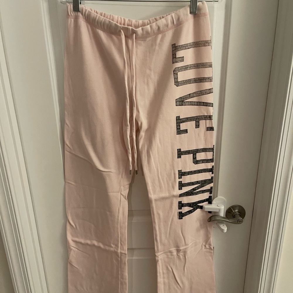 NWOT  Victoria’s Secret pink collection size small sweatpants.
